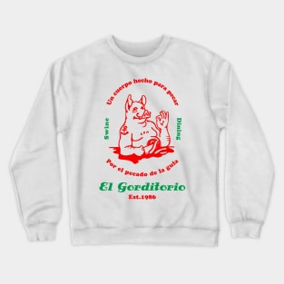 Swine dining Crewneck Sweatshirt